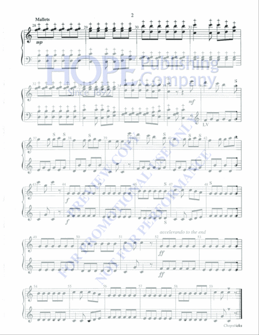 Two-For-Two Percussion scores gallery preview page 5