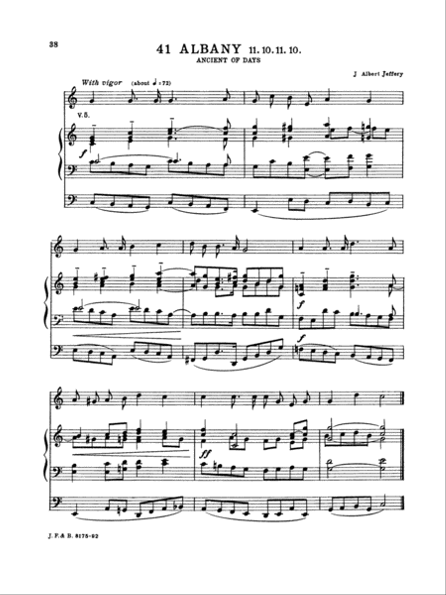 Free Organ Accompaniments to 100 Well-Known Hymn Tunes Organ scores gallery preview page 6