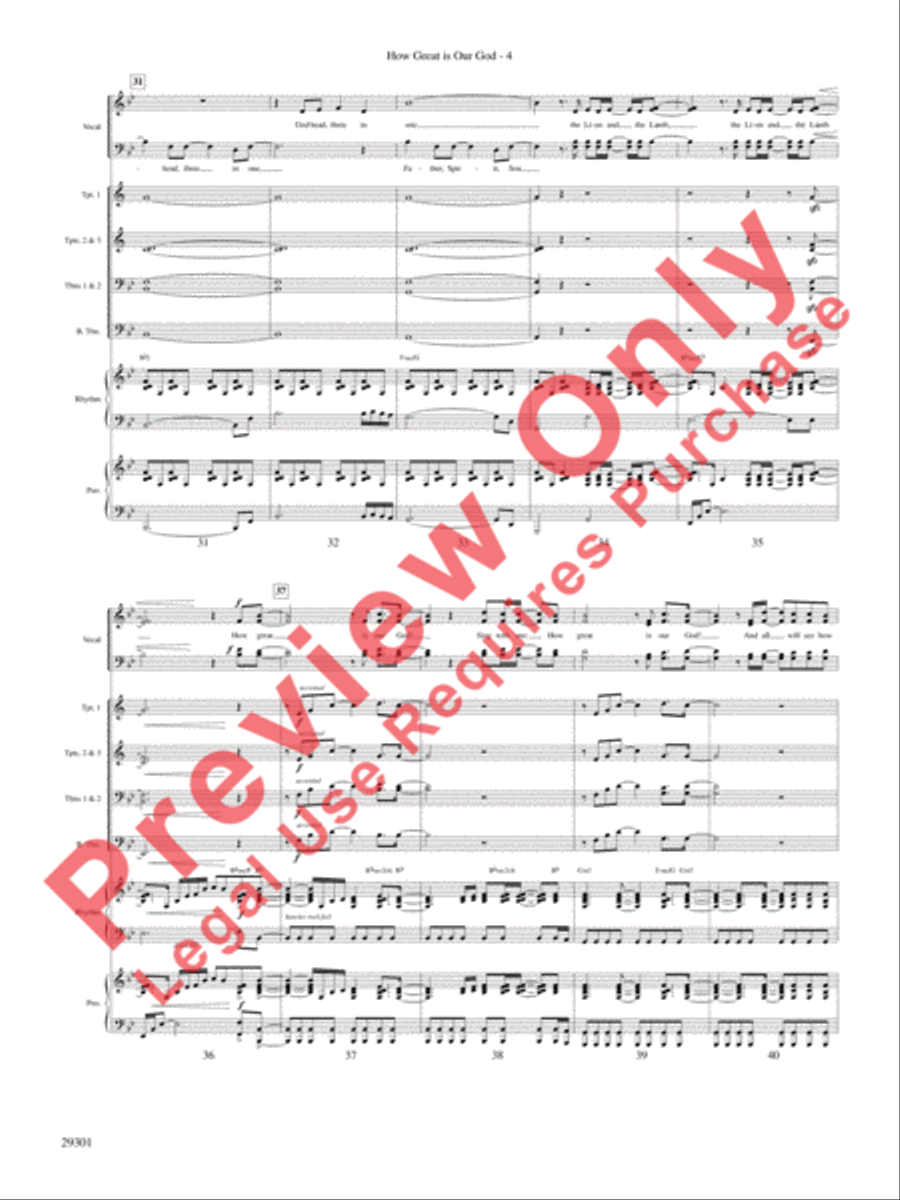 How Great Is Our God How Great Is Our God Choir scores gallery preview page 5