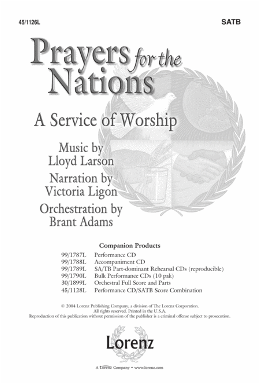 Prayers for the Nations 4-Part scores gallery preview page 2