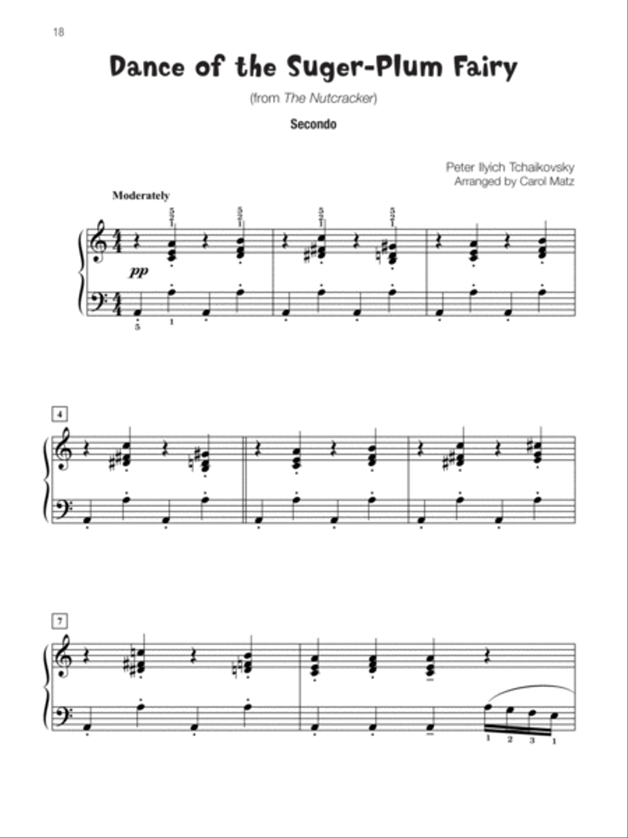 Famous & Fun Christmas Duets, Book 5 Small Ensemble scores gallery preview page 7