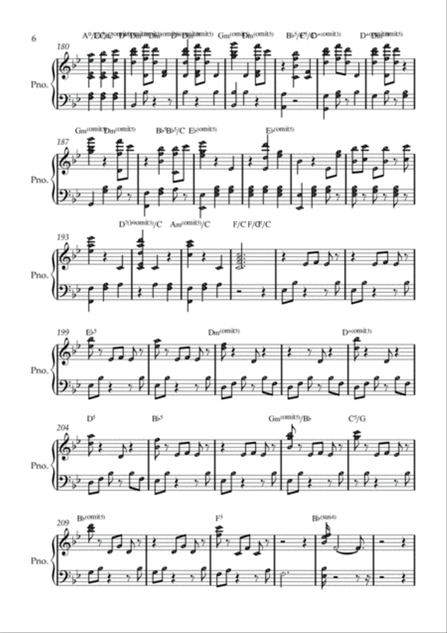 A Thousand Years Easy Piano scores gallery preview page 6
