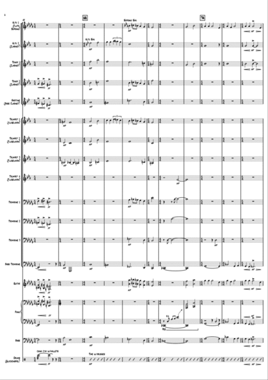 Christmas Modes Jazz Ensemble scores gallery preview page 6