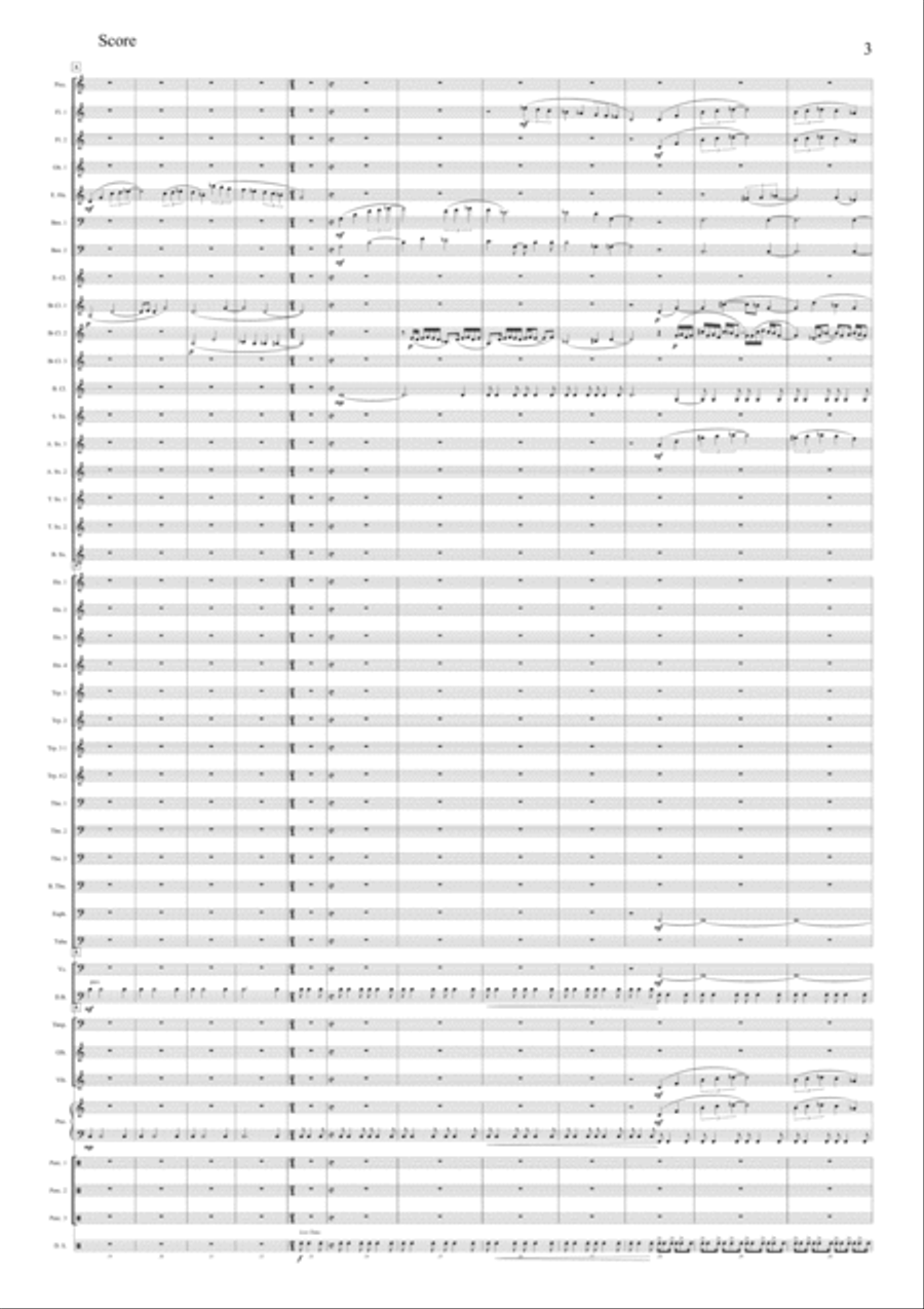 Tambores de Congo Concert Band scores gallery preview page 3