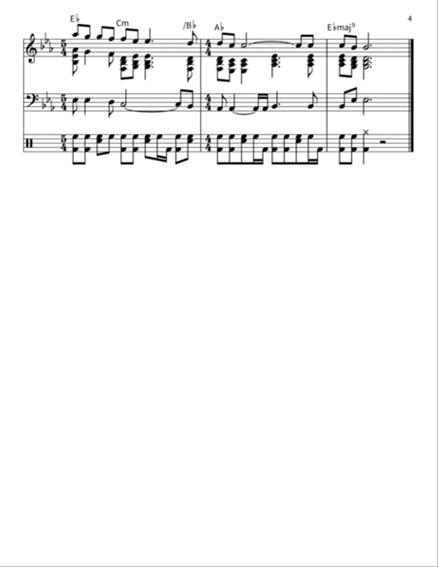 Betcha By Golly Wow Small Ensemble scores gallery preview page 4