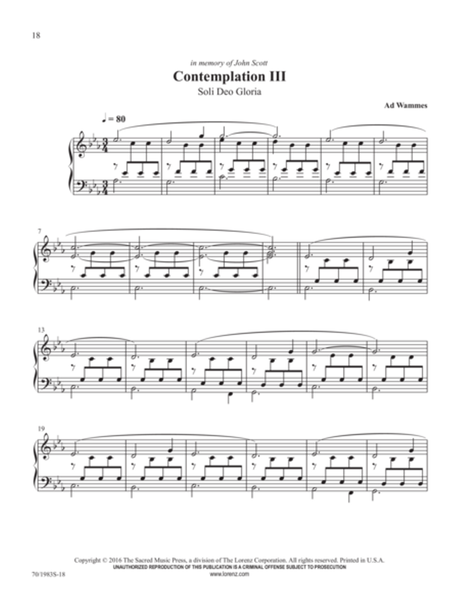 Triptych Triptych Organ Solo scores gallery preview page 10