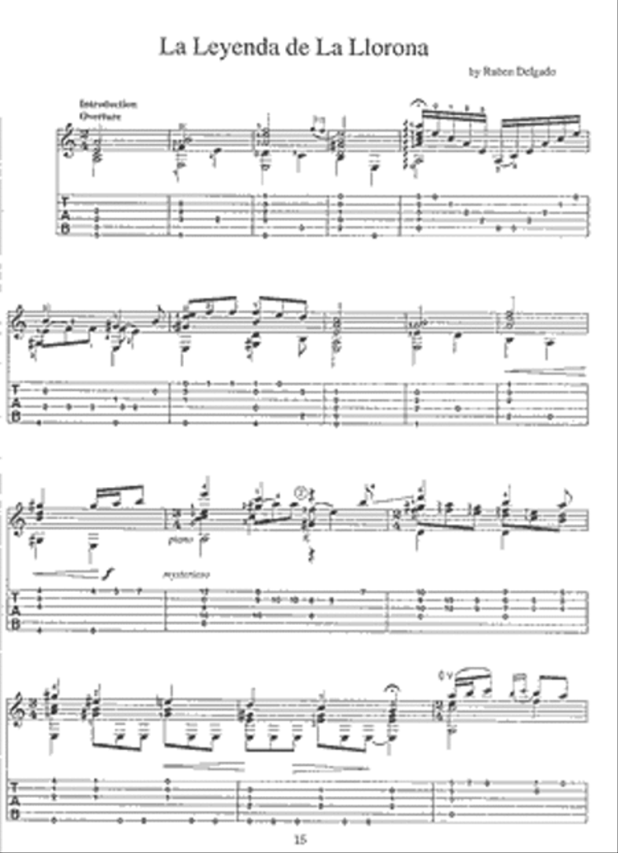 Music of Mexico for Acoustic Guitar Volume 1 Acoustic Guitar scores gallery preview page 3