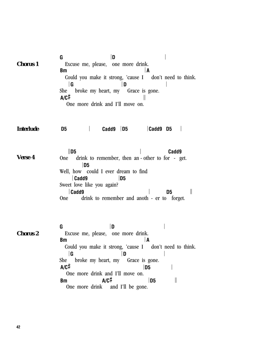 Grace Is Gone Grace Is Gone Acoustic Guitar scores gallery preview page 2