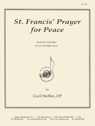 St. Francis? Prayer For Peace - Solo