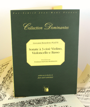 Book cover for Sonate a 3 cioe Violino, Violoncello e basso (c. 1724/9)