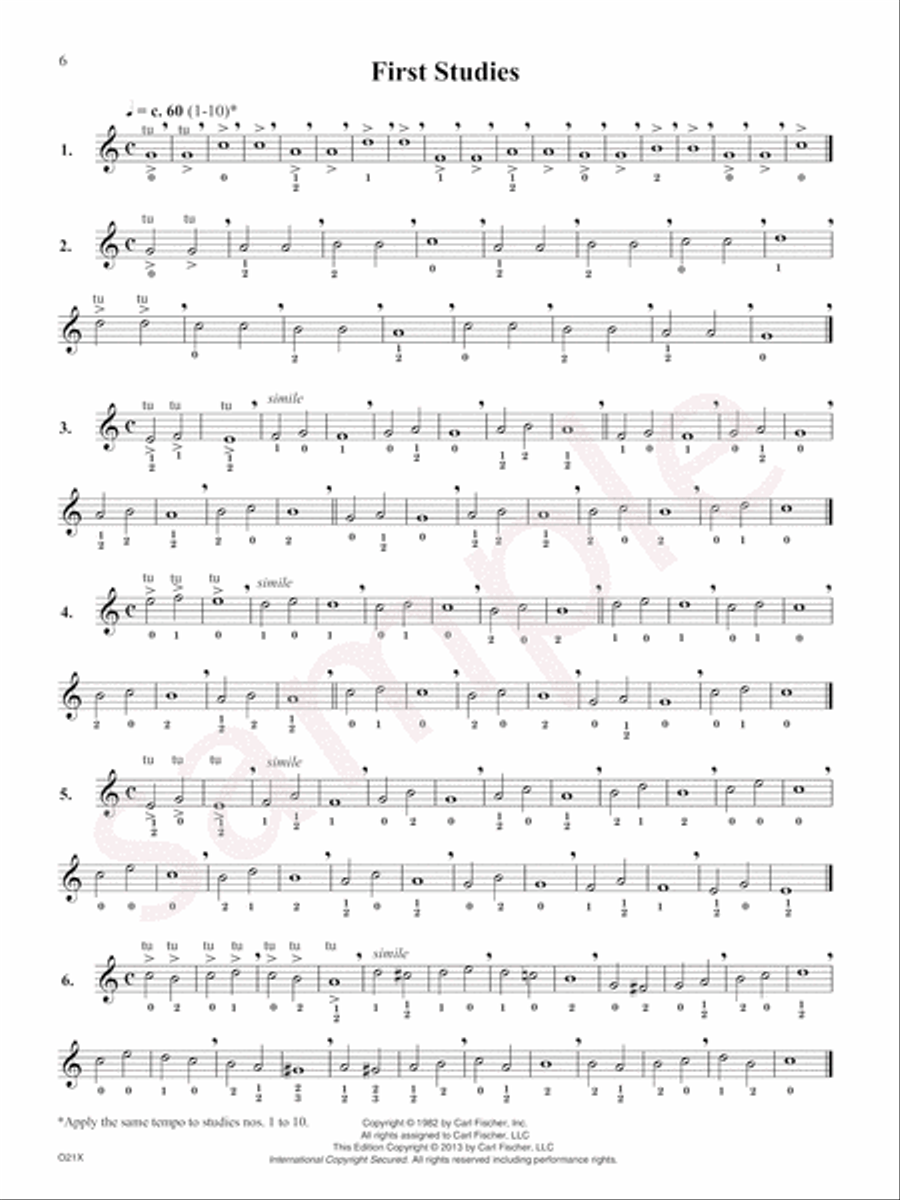 Complete Conservatory Method for Trumpet Trumpet scores gallery preview page 6
