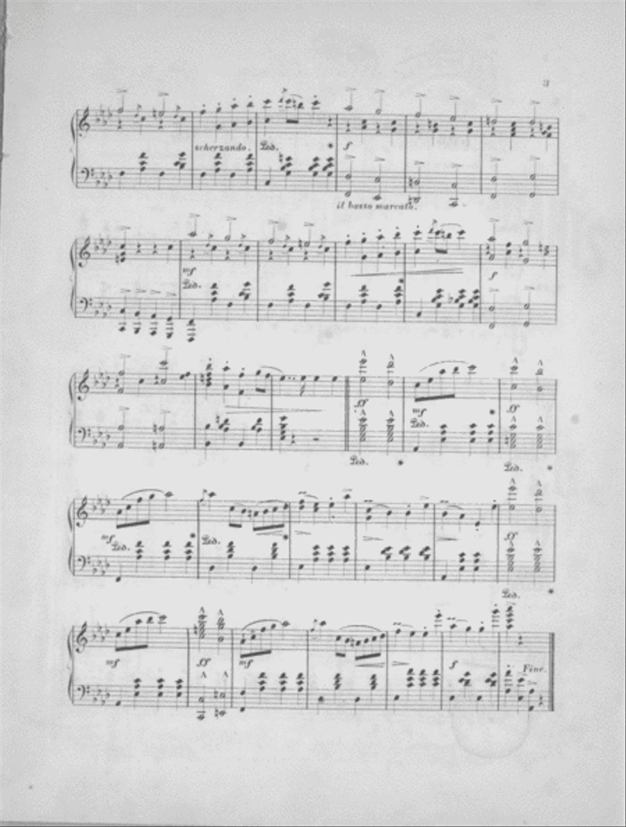 President Grant's Grand March Piano Solo scores gallery preview page 3