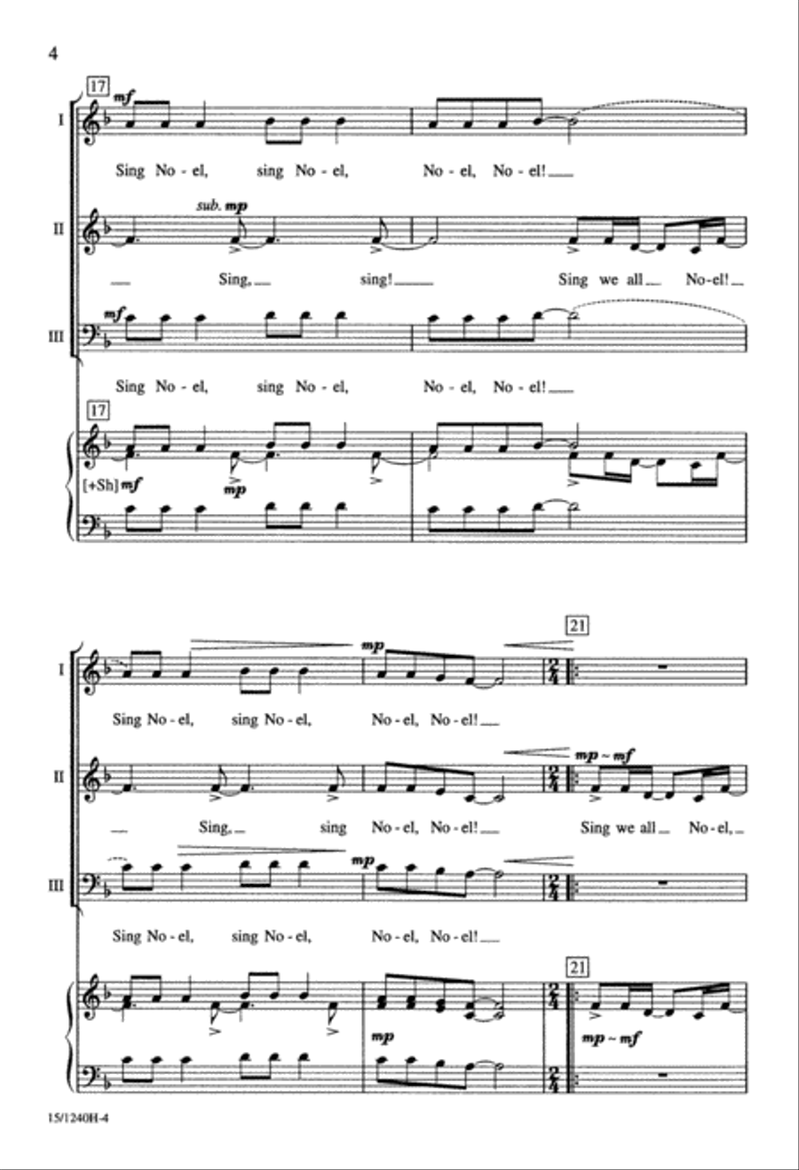African Noel 3-Part scores gallery preview page 4