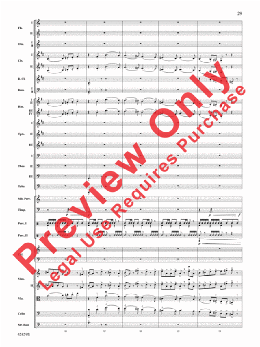 Fantastic Beasts and Where to Find Them Full Orchestra scores gallery preview page 29