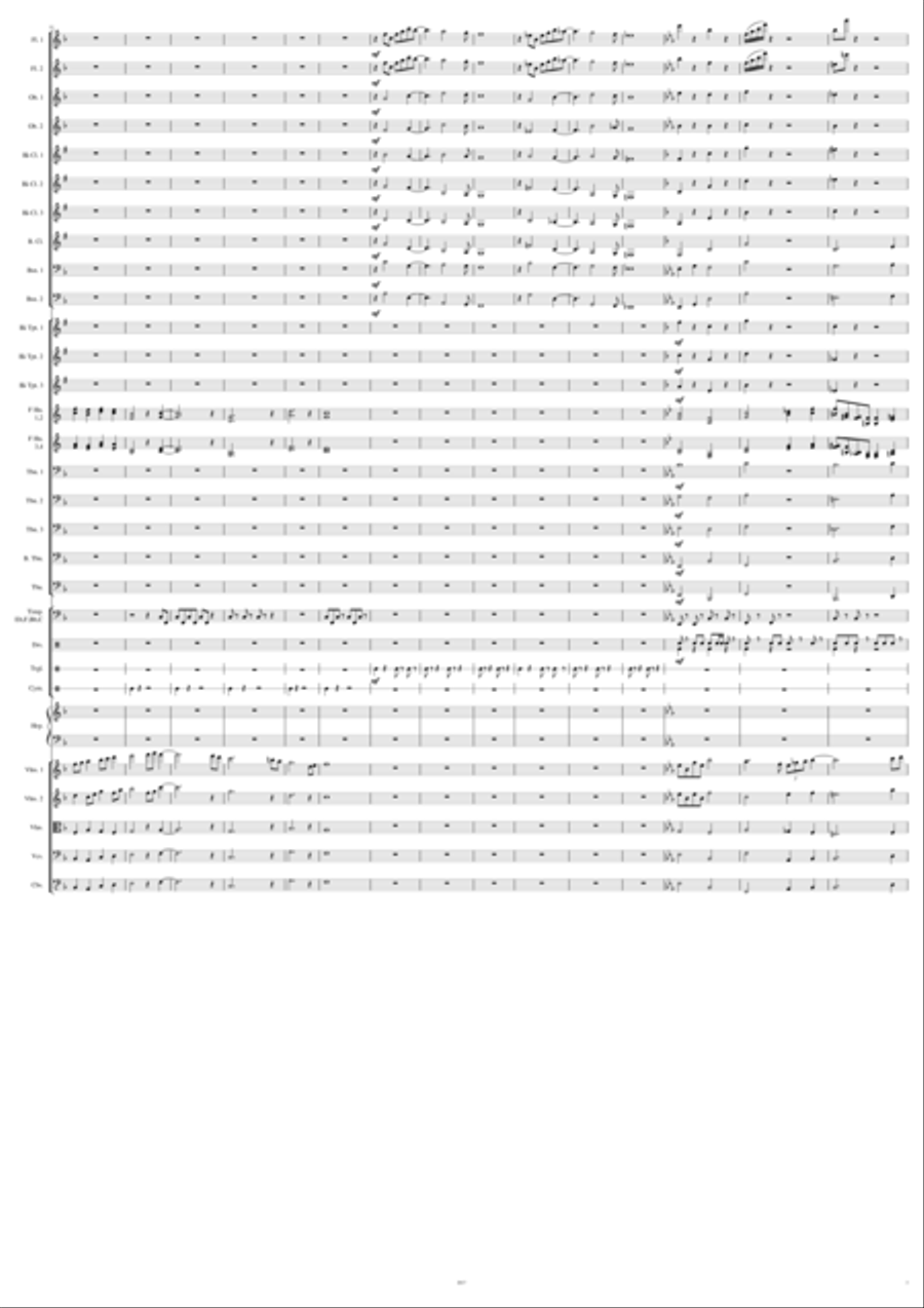 Longhorn Caverns Full Orchestra scores gallery preview page 3