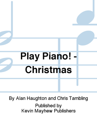 Book cover for Play Piano! - Christmas