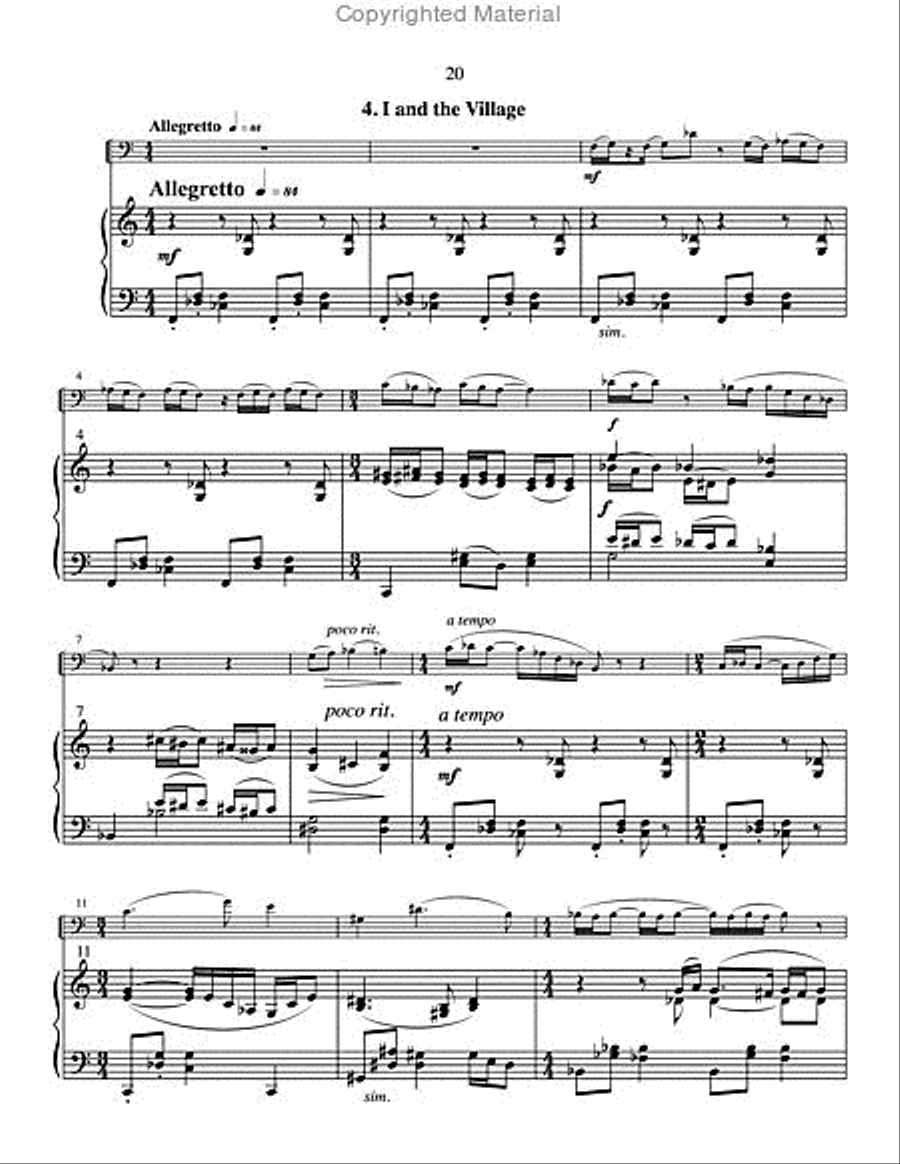 Chagallian Scenes Chagallian Scenes Euphonium scores gallery preview page 7