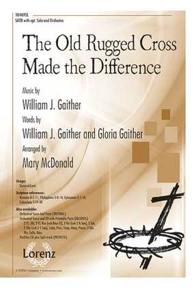 Book cover for The Old Rugged Cross Made the Difference