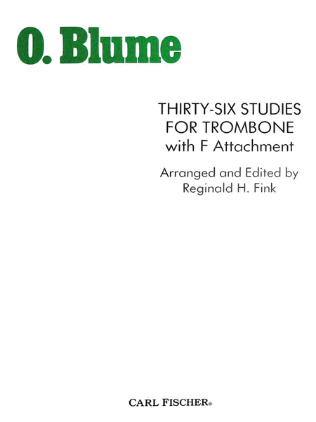 Thirty-Six Studies