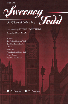 Book cover for Sweeney Todd: A Choral Medley