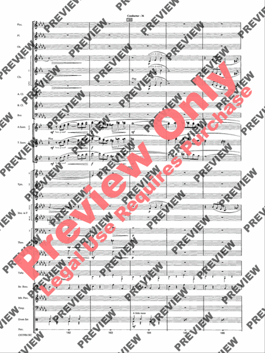 In the Miller Mood Concert Band scores gallery preview page 39