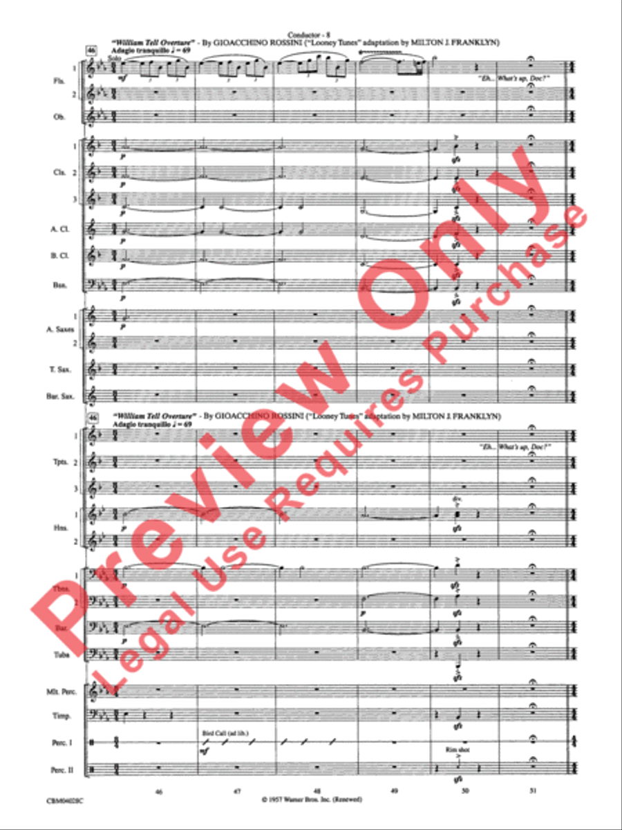 What's Up at the Symphony? Concert Band scores gallery preview page 11