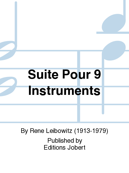 Suite Pour 9 Instruments