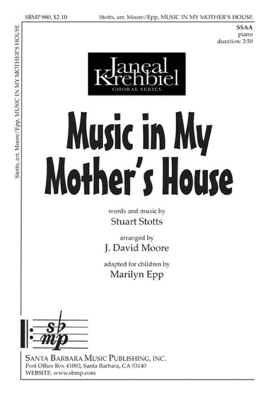 Music in My Mother's House - SSAA Octavo SSAA scores gallery preview page 1