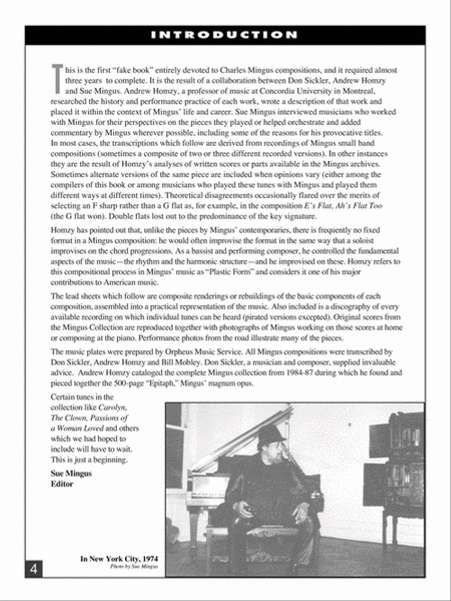 Charles Mingus – More Than a Fake Book Voice scores gallery preview page 4