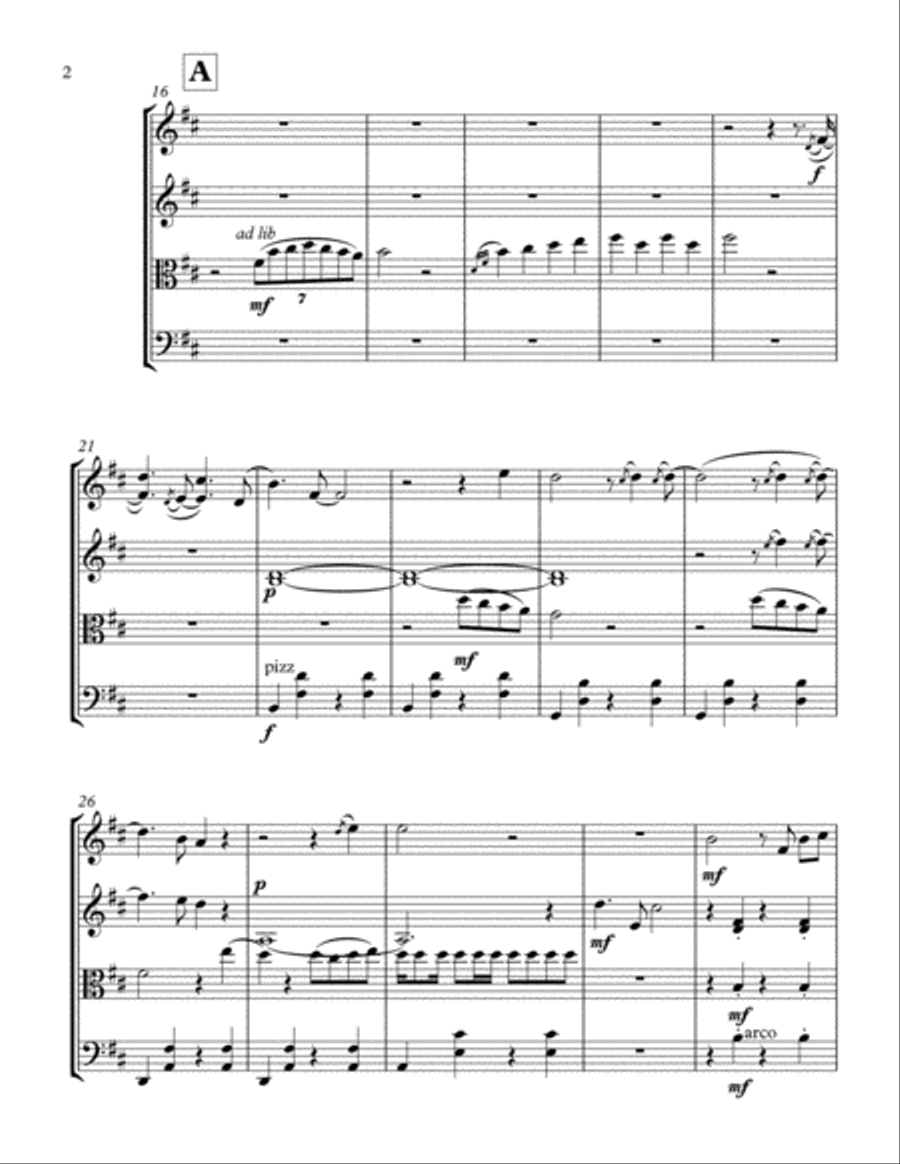 Despacito Despacito String Quartet scores gallery preview page 3