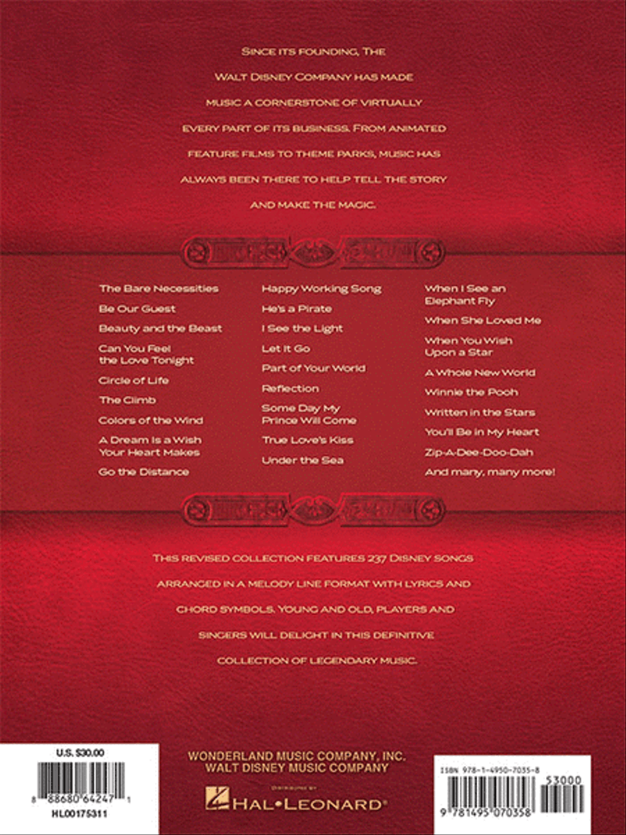 The Disney Fake Book – 4th Edition Piano, Vocal, Guitar scores gallery preview page 6
