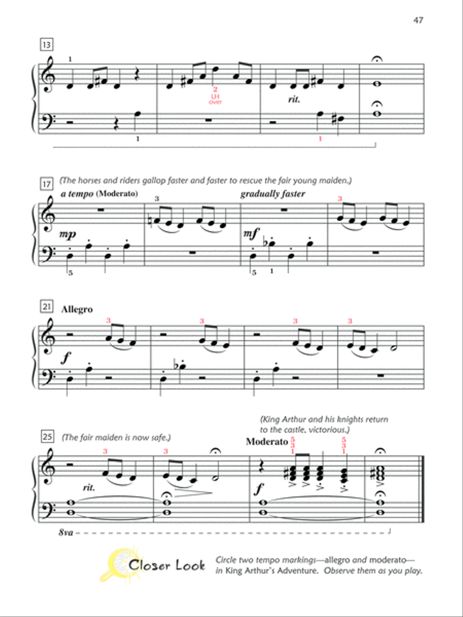 Premier Piano Course Lesson Book, Book 2A Piano Method scores gallery preview page 7