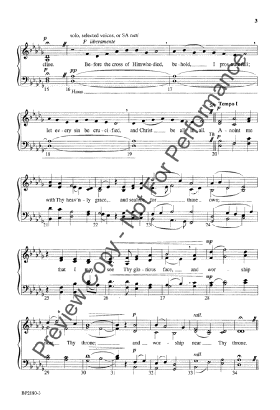My God, Accept My Heart This Day 4-Part scores gallery preview page 4