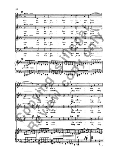 Schicksalslied (The Song of Fate), Op. 54