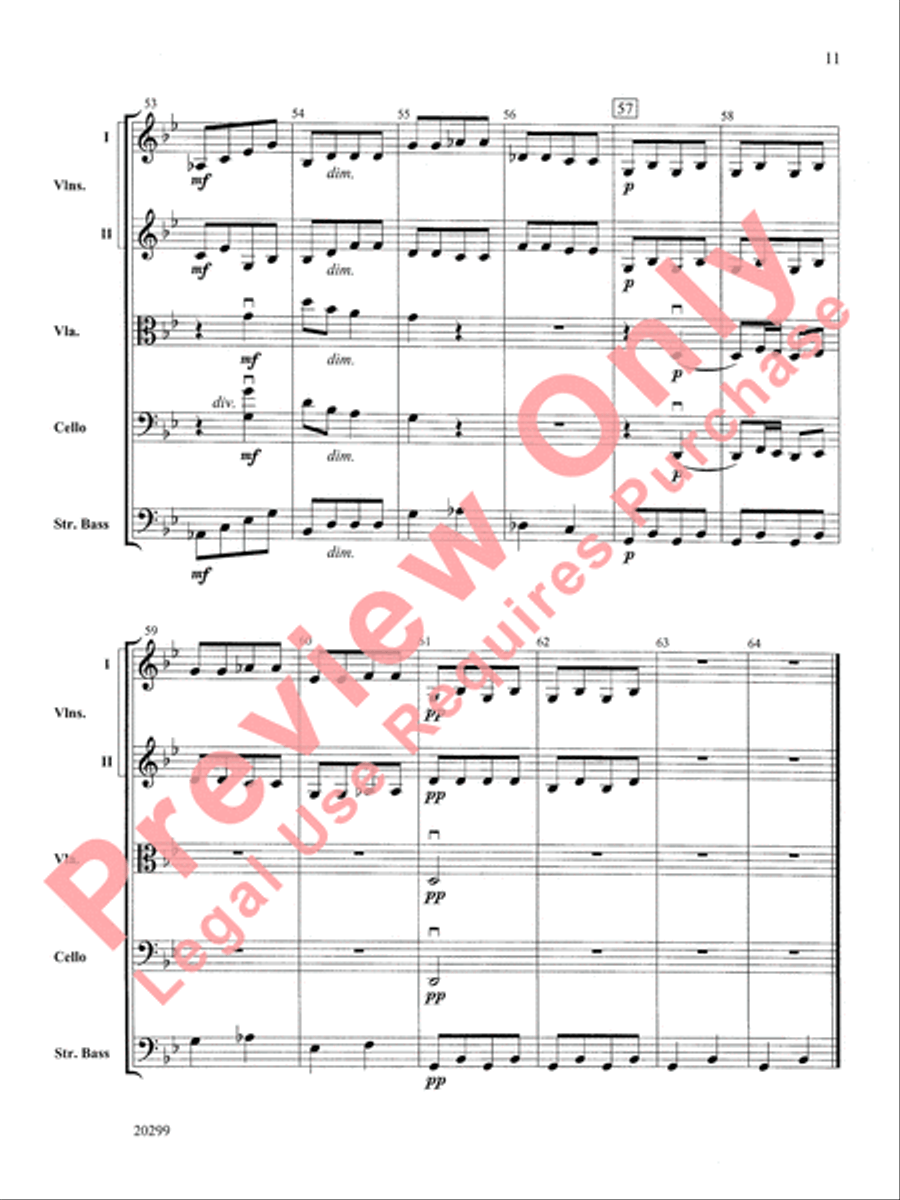 Pictures at an Exhibition, Selections from String Orchestra scores gallery preview page 12