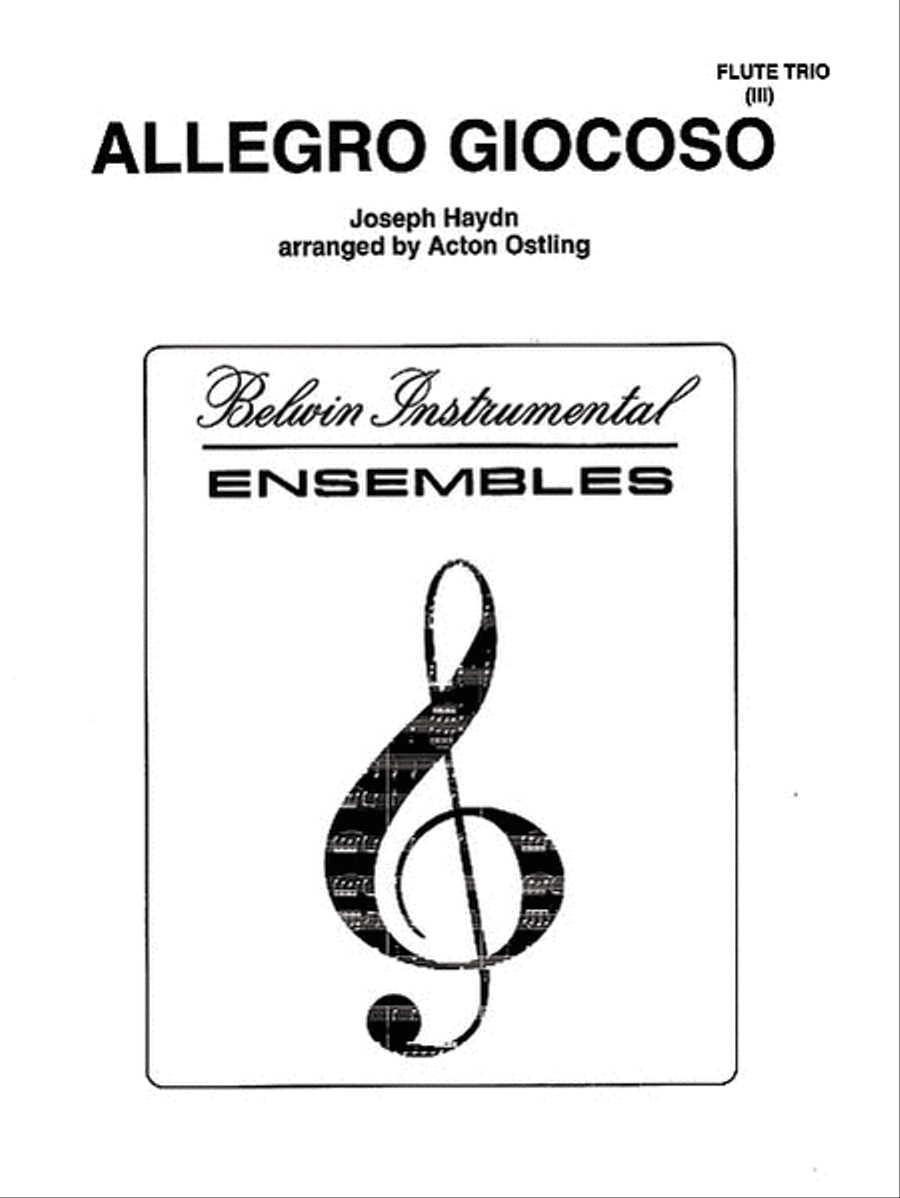 Allegro Giocoso Small Ensemble scores gallery preview page 1