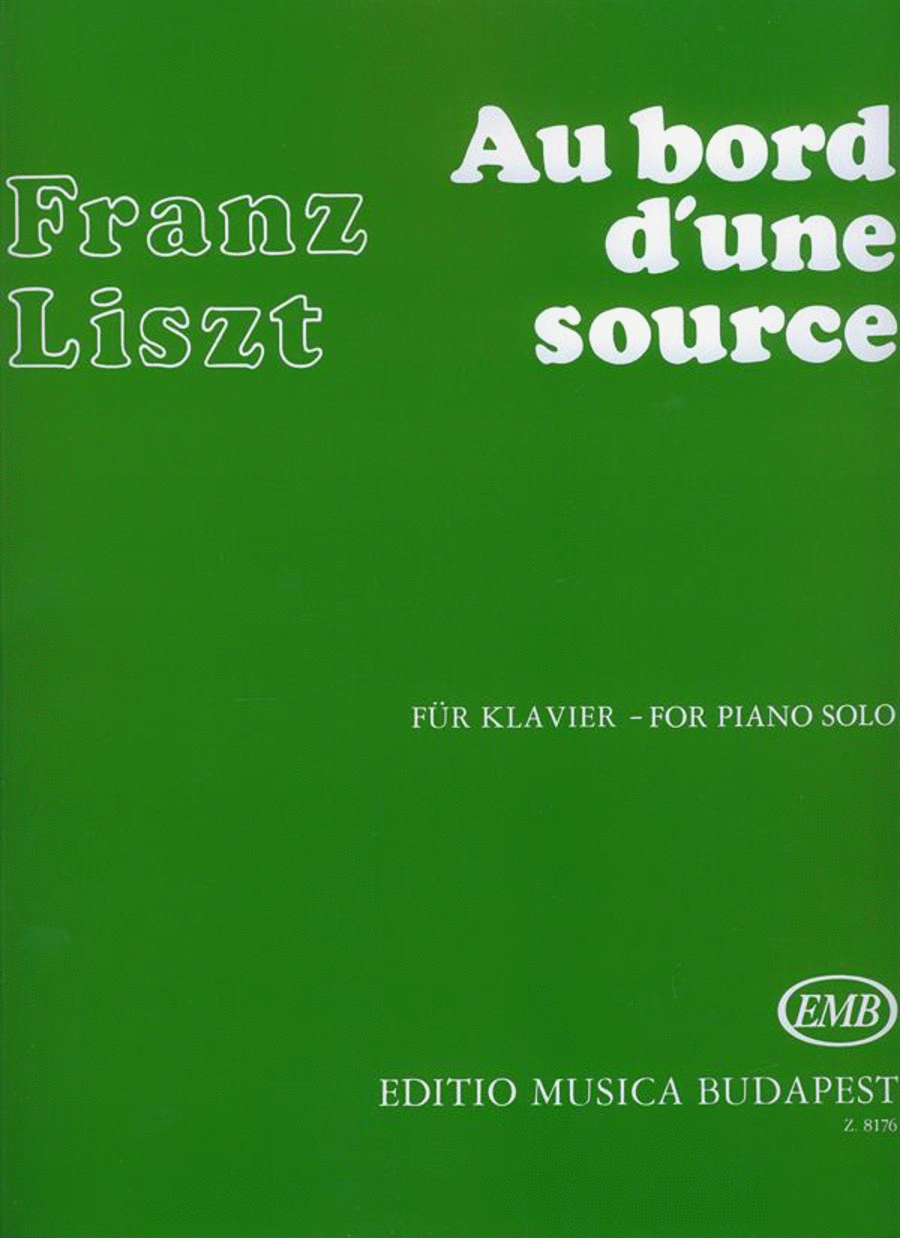 Au bord d'une source Annees de Pelerinage Piano Solo scores gallery preview page 1