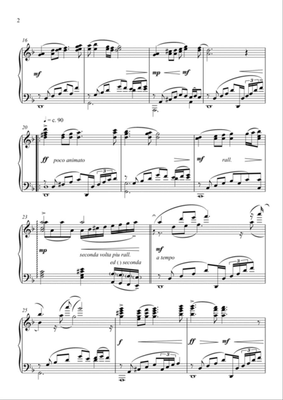 The Raymond Variations for Piano (Set 1) Piano Solo scores gallery preview page 3