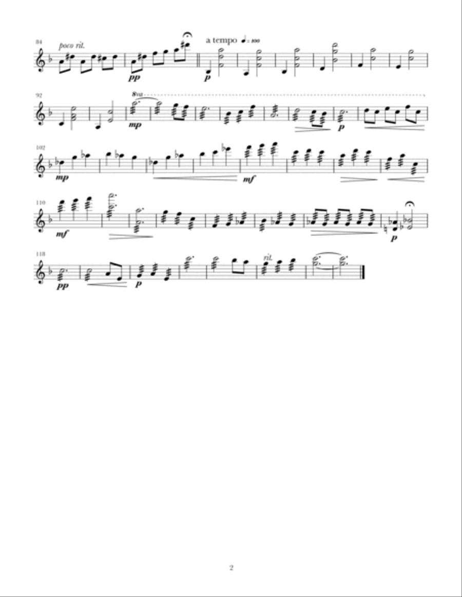 White Dress Chamber Music scores gallery preview page 6
