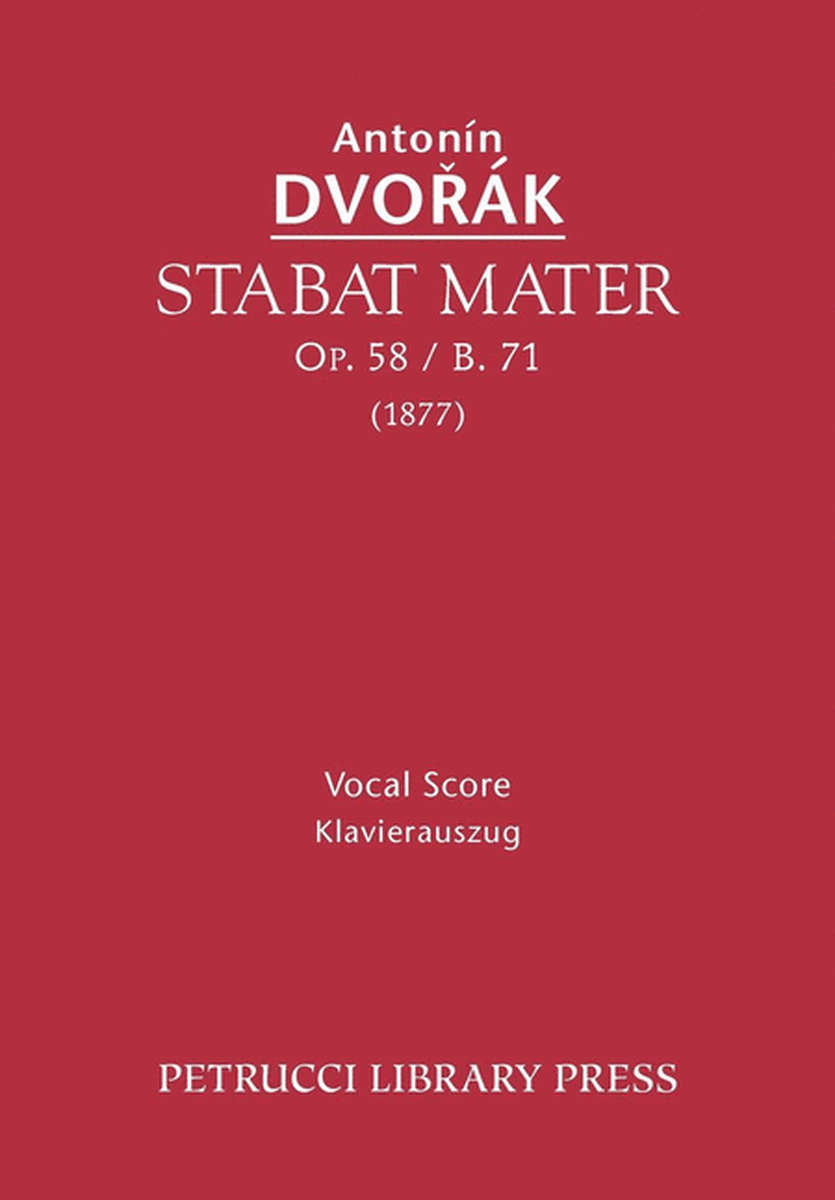 Stabat mater, Op.58 / B.71