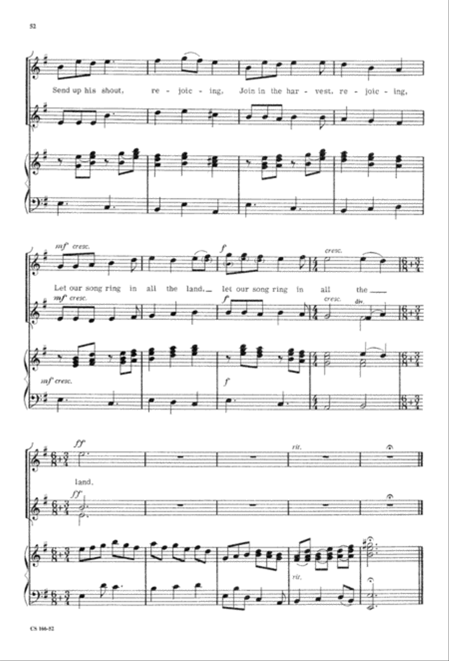 Sacred Anthem Book 3-Part scores gallery preview page 54