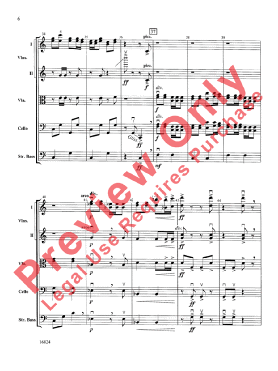 Geometric Dances Geometric Dances String Orchestra scores gallery preview page 7