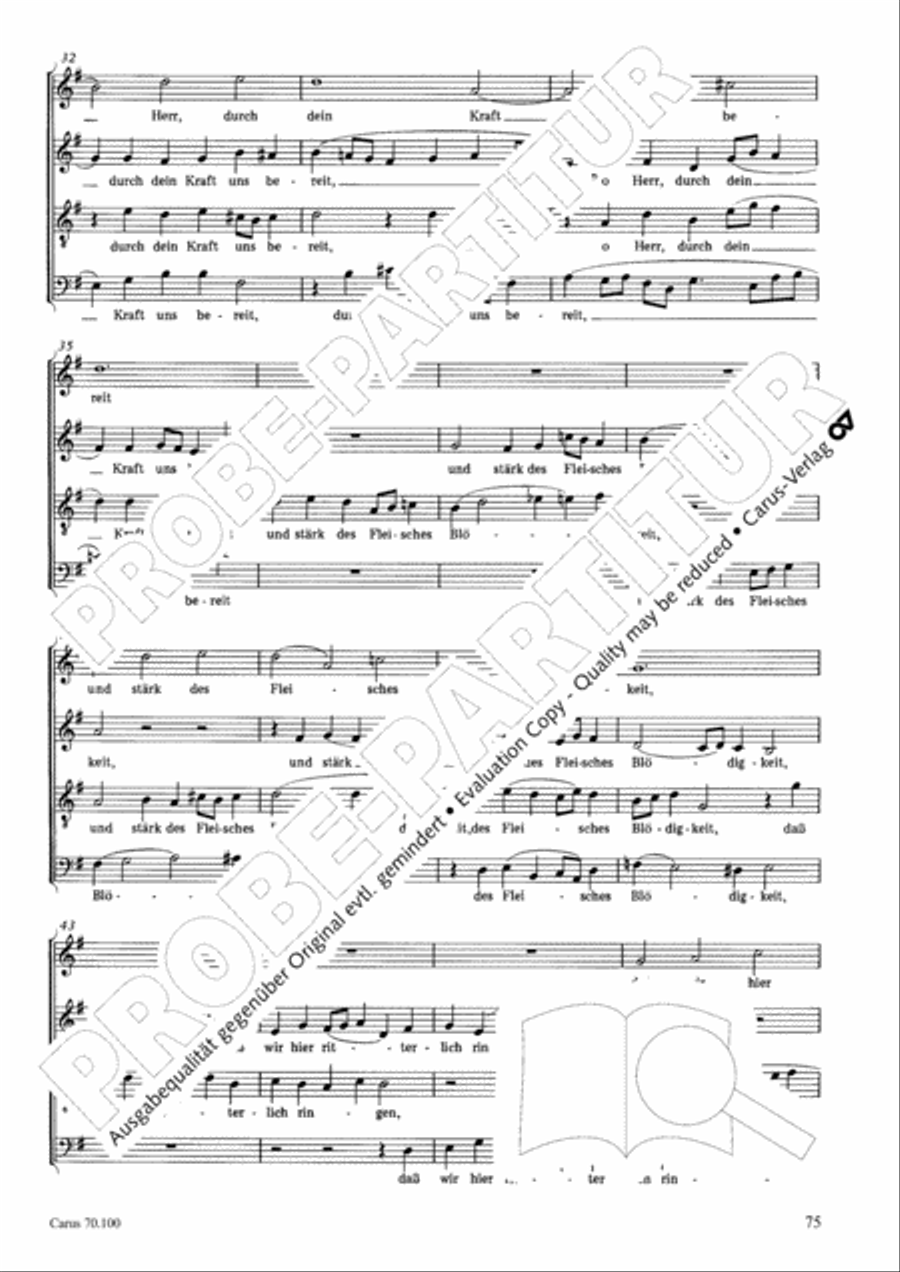 Geistliches Chorbuch der Romantik Choir scores gallery preview page 76