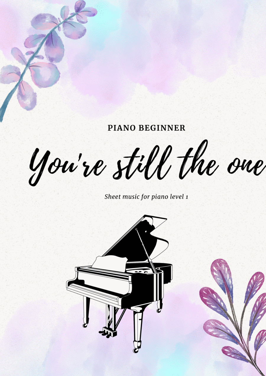 You're Still The One Easy Piano scores gallery preview page 1