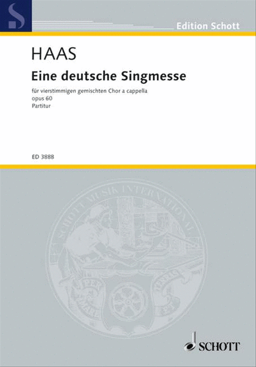 Eine deutsche Singmesse 4-Part scores gallery preview page 1