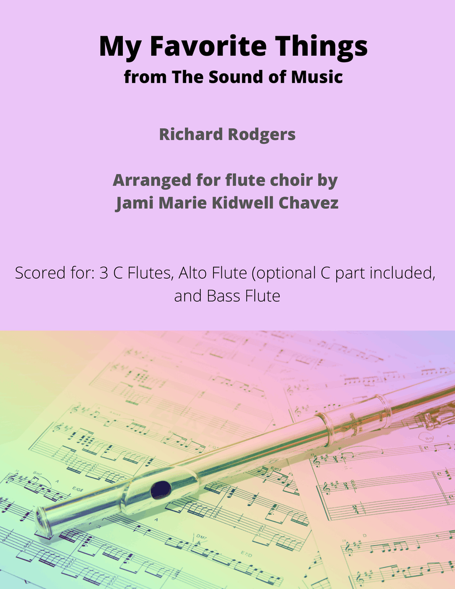 My Favorite Things My Favorite Things Flute Choir scores gallery preview page 1