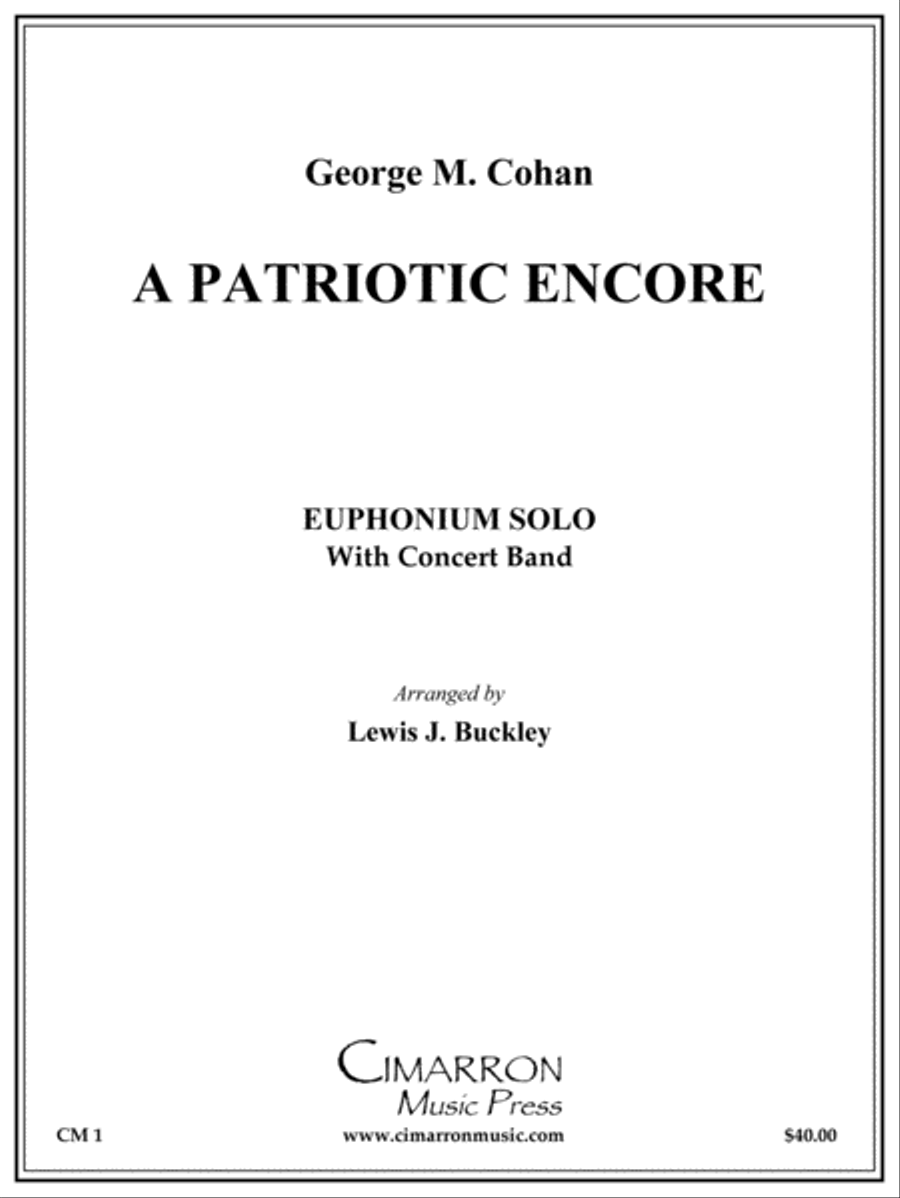 A Patriotic Encore Concert Band scores gallery preview page 1