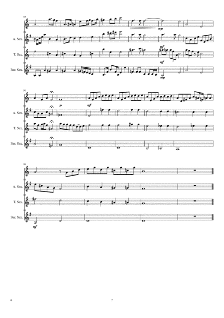 Bohemian Rhapsody Bohemian Rhapsody Woodwind Quartet scores gallery preview page 6