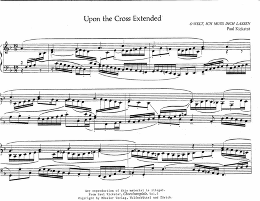 Eight Lenten Chorales for Manuals