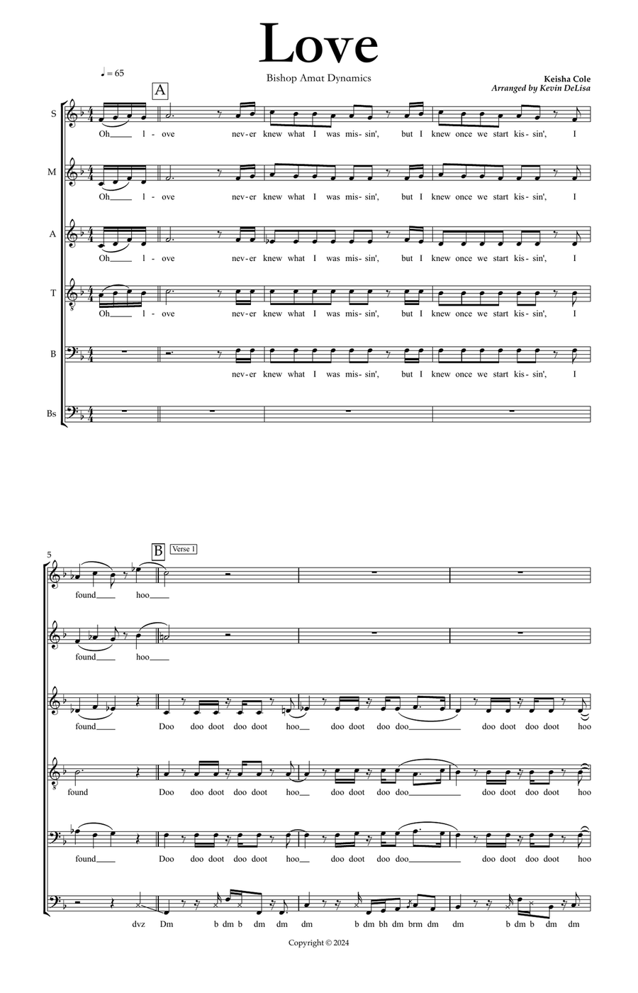 Love Divisi scores gallery preview page 1